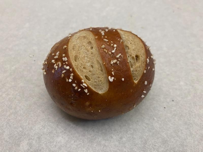 Pretzel Roll, Pepperoni + Mozz herb & honey bakery