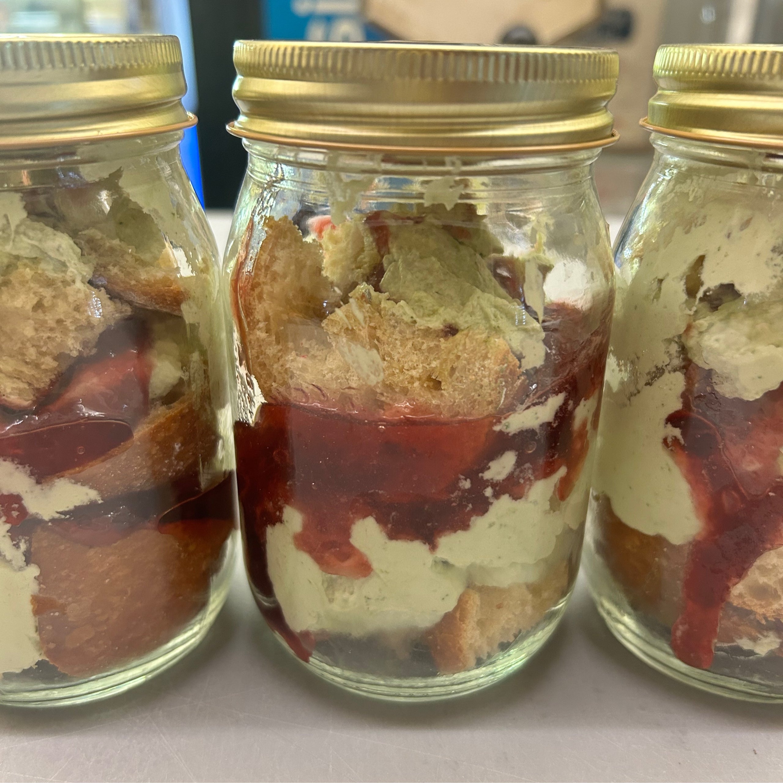 Mason Jar Trifle herb & honey bakery