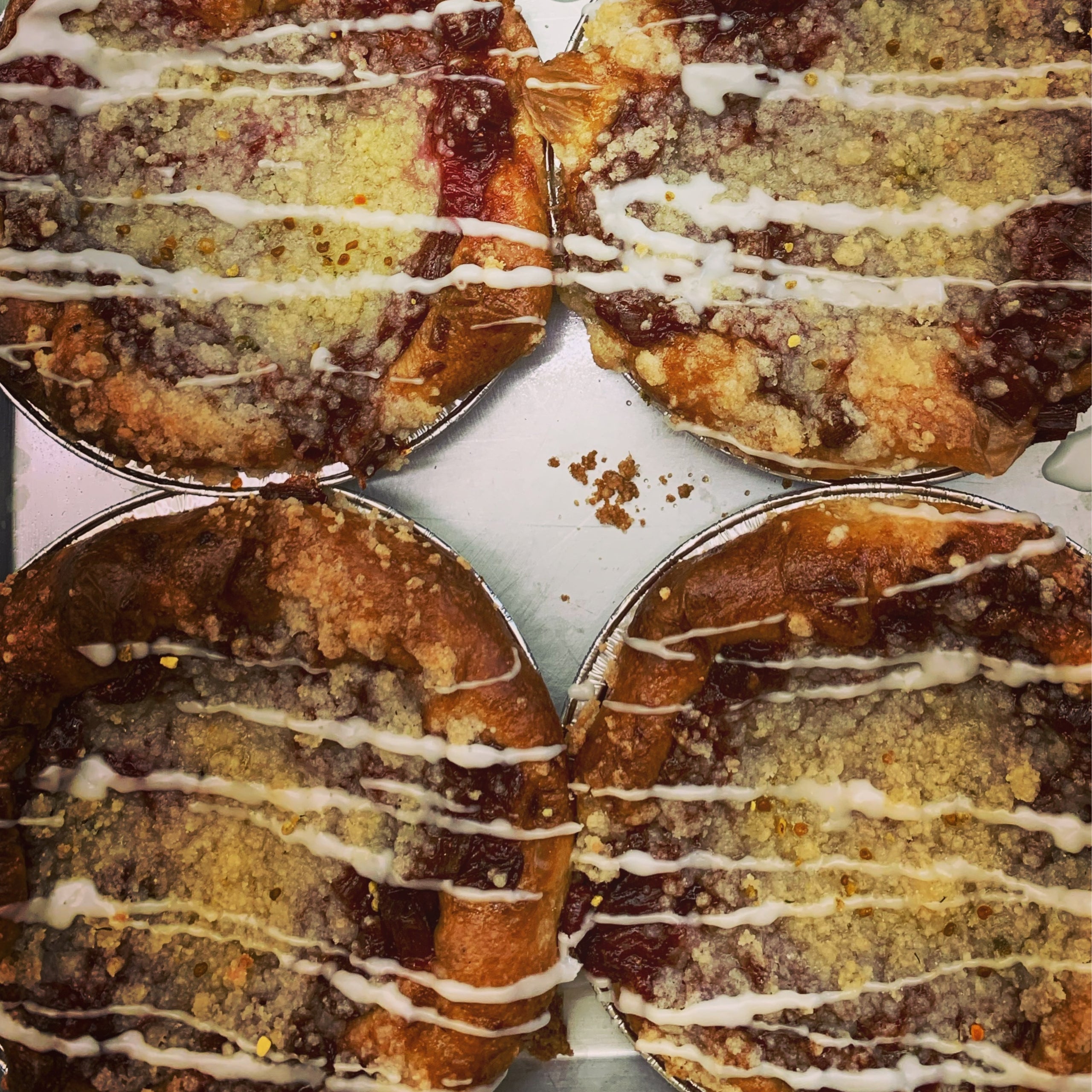 Peach Rooibos Coffee Cake herb & honey bakery